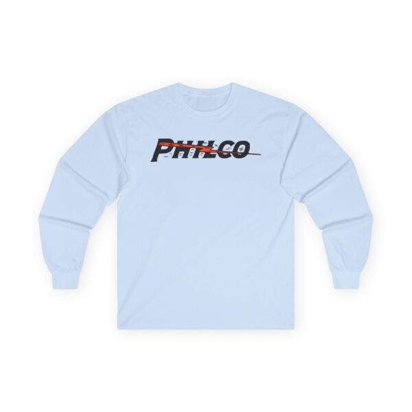 PHILCO Lightning Bolt 1930's Antique Radio Logo Long Sleeve Tee - Image 17