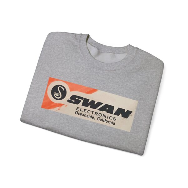 Swan Radio Retro Logo Sweatshirt - Vintage Radio - Antique Vacuum Tube Enthusiast Gift - Electronics - Technician - Gift for him - Image 19