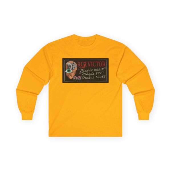 RCA Victor "Magic Brain" 1930's Radio Advertising Long Sleeve Tee - Image 11