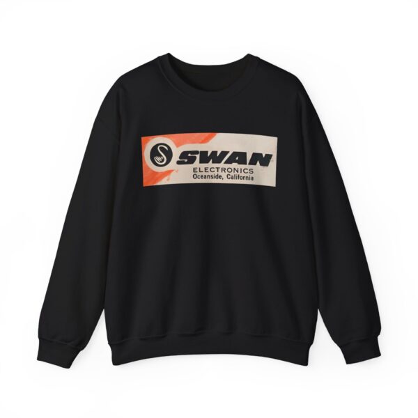 Swan Radio Retro Logo Sweatshirt - Vintage Radio - Antique Vacuum Tube Enthusiast Gift - Electronics - Technician - Gift for him - Image 9