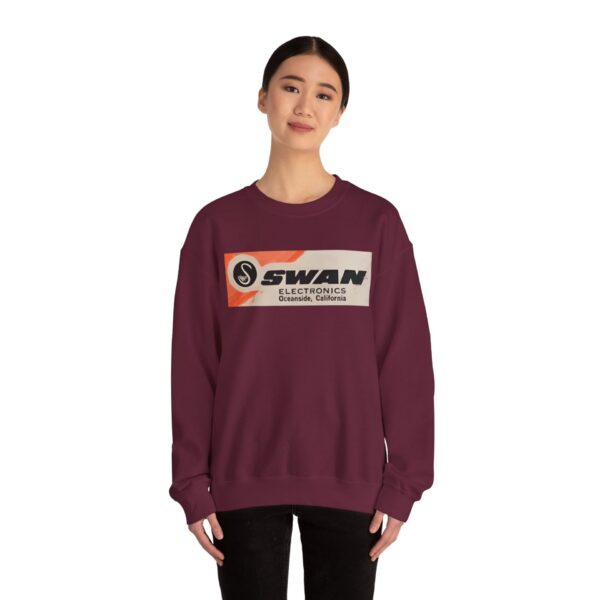 Swan Radio Retro Logo Sweatshirt - Vintage Radio - Antique Vacuum Tube Enthusiast Gift - Electronics - Technician - Gift for him - Image 24