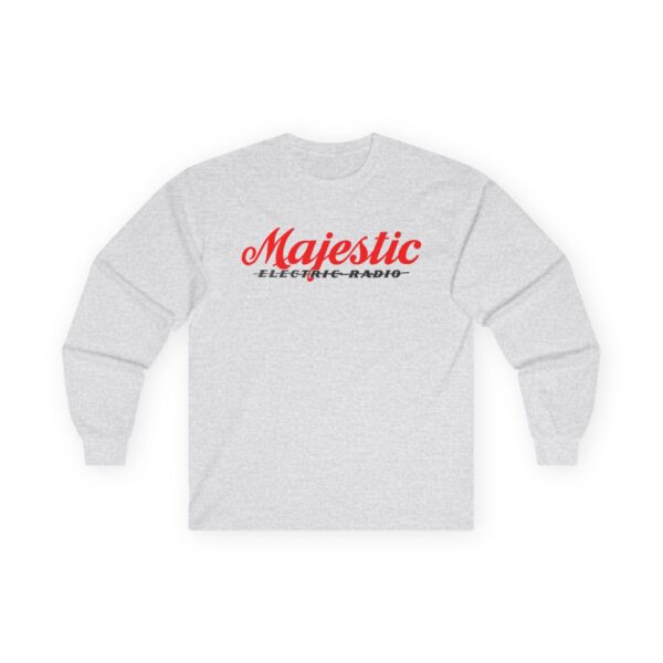 Majestic Electric Radio Retro Antique Logo Long Sleeve Tee - Image 5