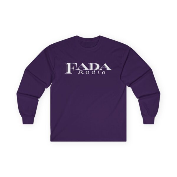 Vintage FADA Antique Radio Logo Long Sleeve Tee - A Tribute to Radio History