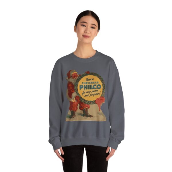 Philco Santa Sweatshirt - Vintage Radio Christmas Xmas - Antique Vacuum Tube Enthusiast Gift - Electronics - Technician - Gift for him - Image 44