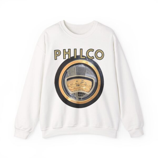 1930's Philco Radio Logo and Dial - Vintage Radio Sweatshirt - Antique Vacuum Tube Enthusiast Gift - Electronics - Technician - Image 5