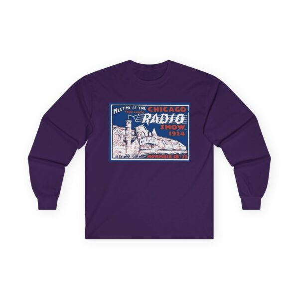 Meet me at the 1924 Chicago Radio Show Long Sleeve Tee - Image 27