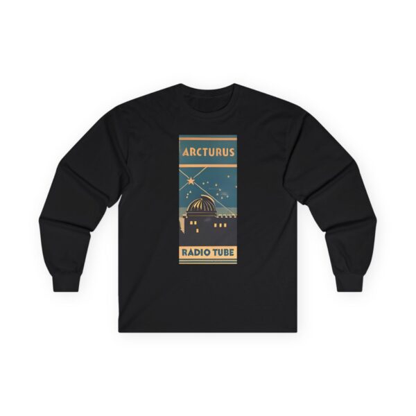 ARCTURUS Radio Tube - Antique Radio Vacuum Tube Box Art Long Sleeve Tee. Vintage Electronics, Big Dipper