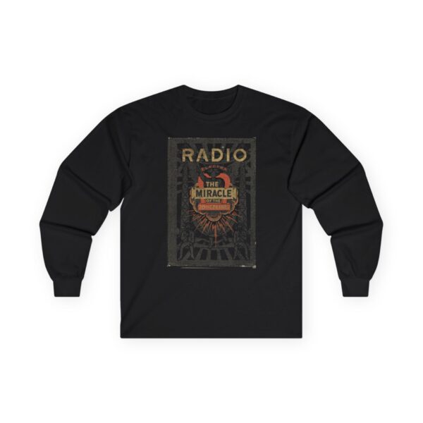 Radio: The Miracle of the 20th Century Book Cover Long Sleeve Tee