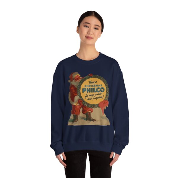 Philco Santa Sweatshirt - Vintage Radio Christmas Xmas - Antique Vacuum Tube Enthusiast Gift - Electronics - Technician - Gift for him - Image 48