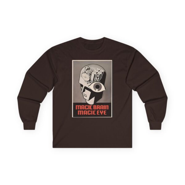 RCA Magic Brain / Magic Eye Antique Radio Graphic Long Sleeve Tee - Image 15
