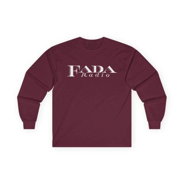 Vintage FADA Antique Radio Logo Long Sleeve Tee - A Tribute to Radio History - Image 13