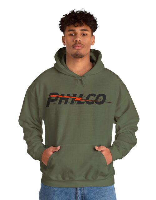 Philco Lightning Bolt Antique Radio Logo Hooded Sweatshirt