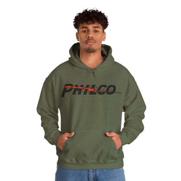 Philco Lightning Bolt Antique Radio Logo Hooded Sweatshirt