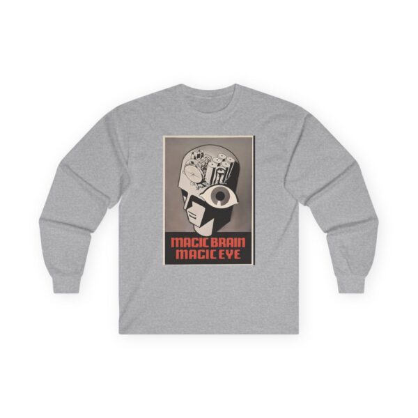 RCA Magic Brain / Magic Eye Antique Radio Graphic Long Sleeve Tee - Image 9