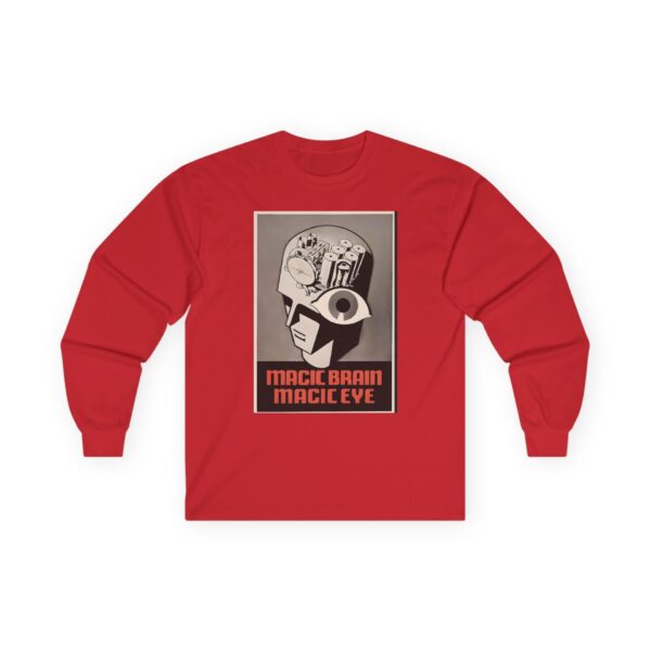RCA Magic Brain / Magic Eye Antique Radio Graphic Long Sleeve Tee - Image 31