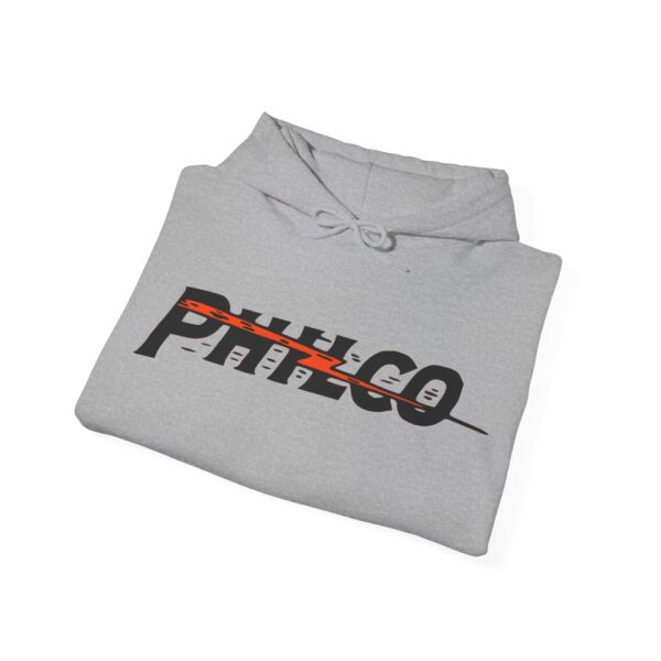 Philco Lightning Bolt Antique Radio Logo Hooded Sweatshirt - Image 13
