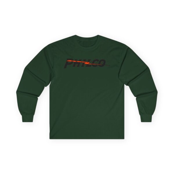 PHILCO Lightning Bolt 1930's Antique Radio Logo Long Sleeve Tee - Image 13