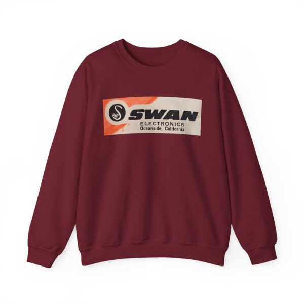 Swan Radio Retro Logo Sweatshirt - Vintage Radio - Antique Vacuum Tube Enthusiast Gift - Electronics - Technician - Gift for him - Image 53