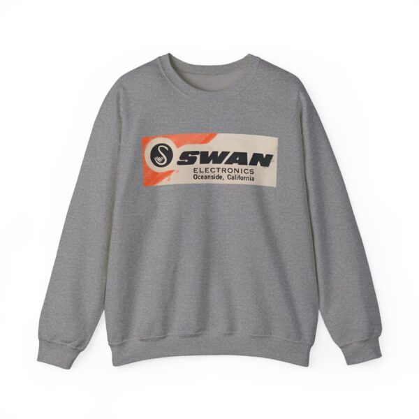 Swan Radio Retro Logo Sweatshirt - Vintage Radio - Antique Vacuum Tube Enthusiast Gift - Electronics - Technician - Gift for him