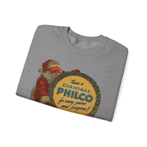 Philco Santa Sweatshirt - Vintage Radio Christmas Xmas - Antique Vacuum Tube Enthusiast Gift - Electronics - Technician - Gift for him - Image 35