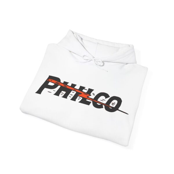 Philco Lightning Bolt Antique Radio Logo Hooded Sweatshirt - Image 9