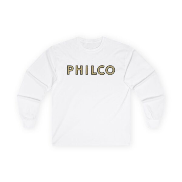 Philco Radio Company Vintage Retro Antique Logo Ultra Cotton Long Sleeve Tee - Image 3