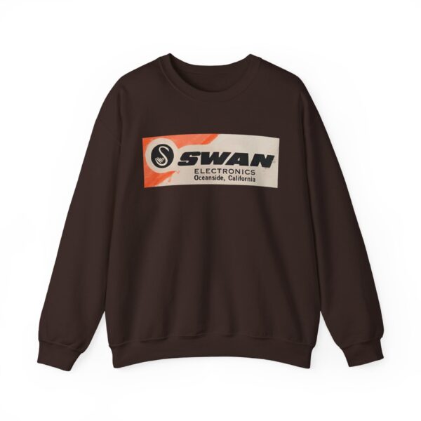 Swan Radio Retro Logo Sweatshirt - Vintage Radio - Antique Vacuum Tube Enthusiast Gift - Electronics - Technician - Gift for him - Image 25