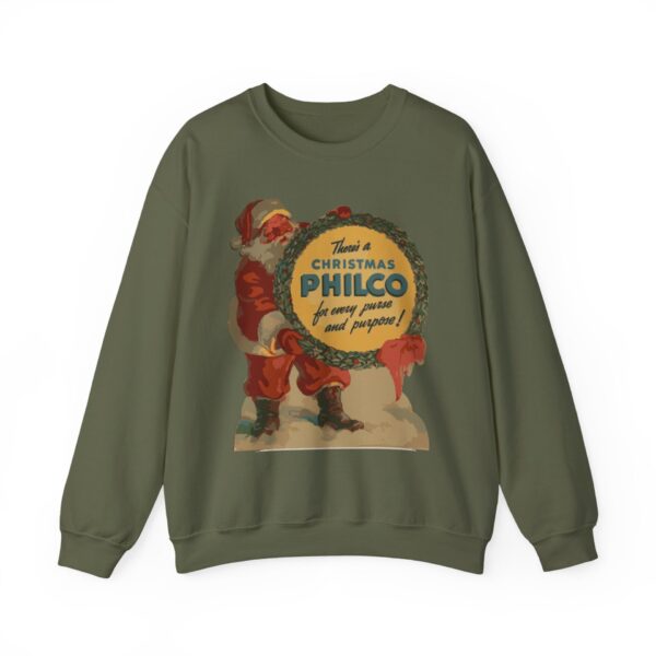 Philco Santa Sweatshirt - Vintage Radio Christmas Xmas - Antique Vacuum Tube Enthusiast Gift - Electronics - Technician - Gift for him - Image 29