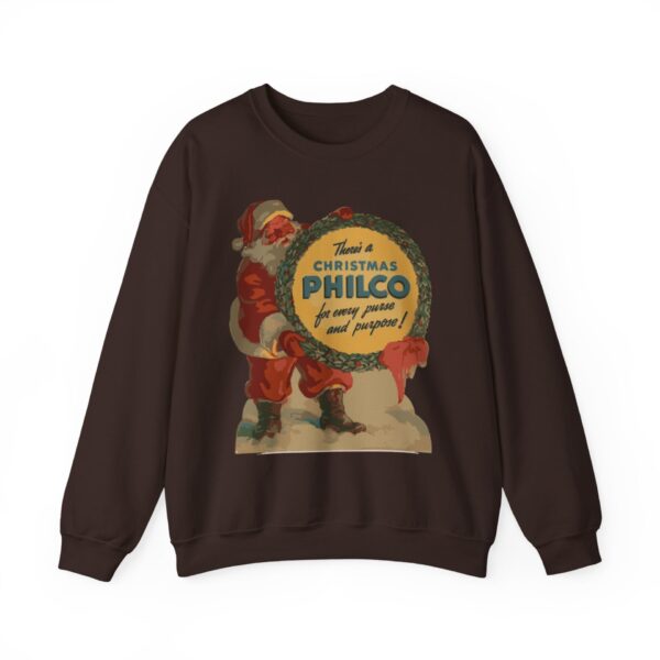 Philco Santa Sweatshirt - Vintage Radio Christmas Xmas - Antique Vacuum Tube Enthusiast Gift - Electronics - Technician - Gift for him - Image 25