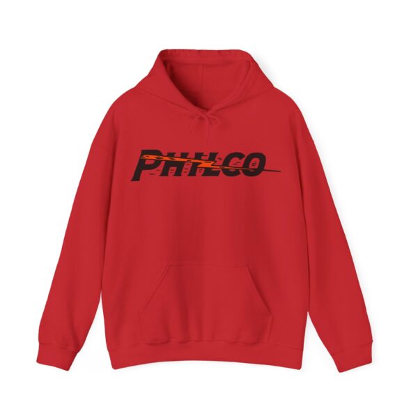 Philco Lightning Bolt Antique Radio Logo Hooded Sweatshirt - Image 46