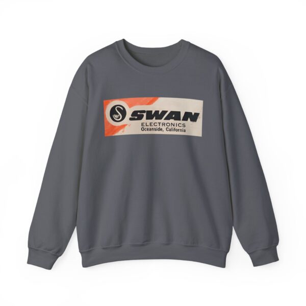 Swan Radio Retro Logo Sweatshirt - Vintage Radio - Antique Vacuum Tube Enthusiast Gift - Electronics - Technician - Gift for him - Image 41