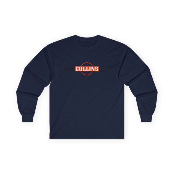 Collins Antique Radio Retro Vintage Logo - Long Sleeve Tee - Image 16