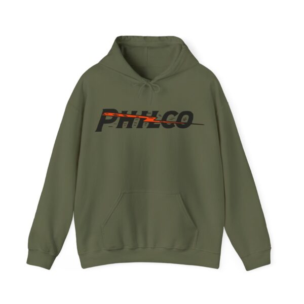 Philco Lightning Bolt Antique Radio Logo Hooded Sweatshirt - Image 2