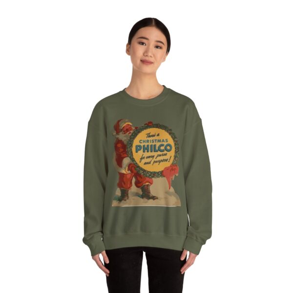 Philco Santa Sweatshirt - Vintage Radio Christmas Xmas - Antique Vacuum Tube Enthusiast Gift - Electronics - Technician - Gift for him - Image 32