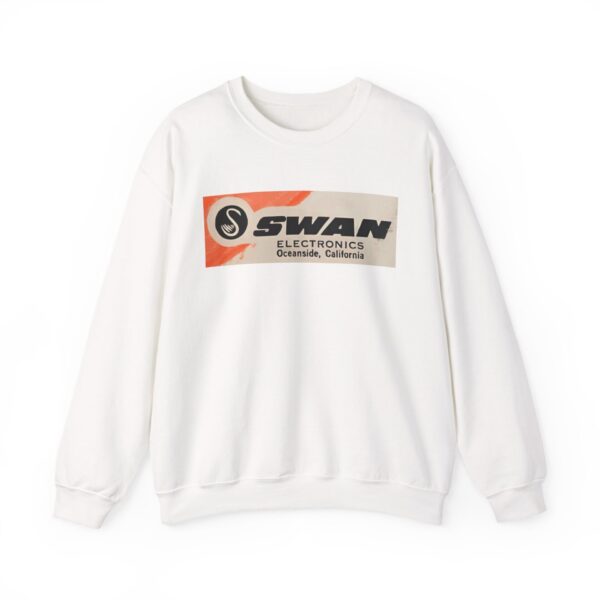 Swan Radio Retro Logo Sweatshirt - Vintage Radio - Antique Vacuum Tube Enthusiast Gift - Electronics - Technician - Gift for him - Image 5