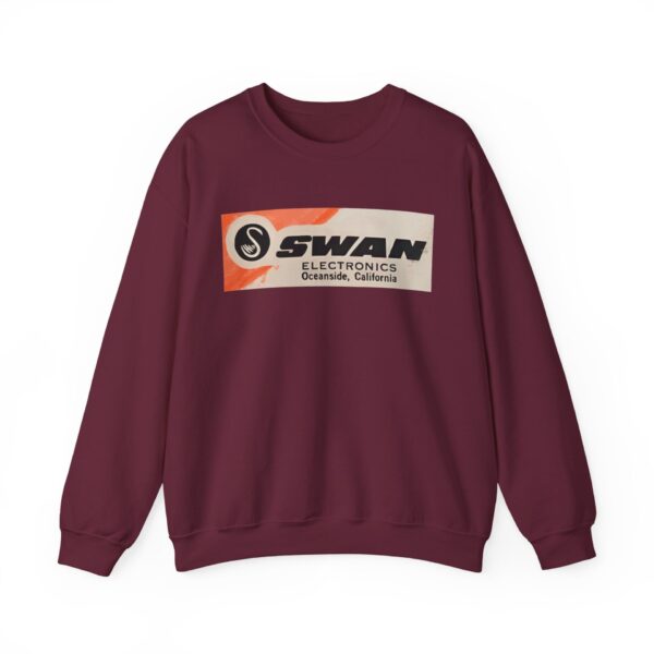 Swan Radio Retro Logo Sweatshirt - Vintage Radio - Antique Vacuum Tube Enthusiast Gift - Electronics - Technician - Gift for him - Image 21