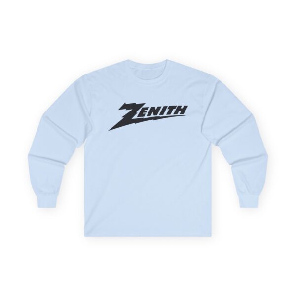 Zenith Radio Iconic Logo Long Sleeve Tee / Antique Radio / Vintage Radio / Advertising / Signage / Long Distance - Image 11