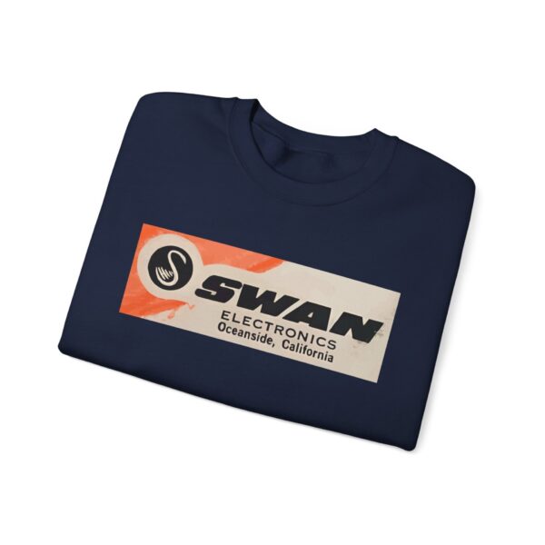 Swan Radio Retro Logo Sweatshirt - Vintage Radio - Antique Vacuum Tube Enthusiast Gift - Electronics - Technician - Gift for him - Image 47
