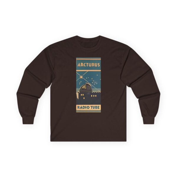 ARCTURUS Radio Tube - Antique Radio Vacuum Tube Box Art Long Sleeve Tee. Vintage Electronics, Big Dipper - Image 13