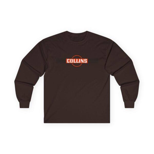 Collins Antique Radio Retro Vintage Logo - Long Sleeve Tee - Image 10