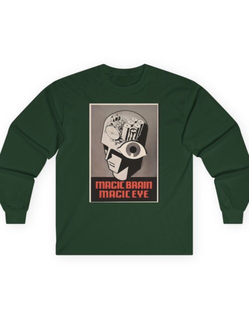 RCA Magic Brain / Magic Eye Antique Radio Graphic Long Sleeve Tee