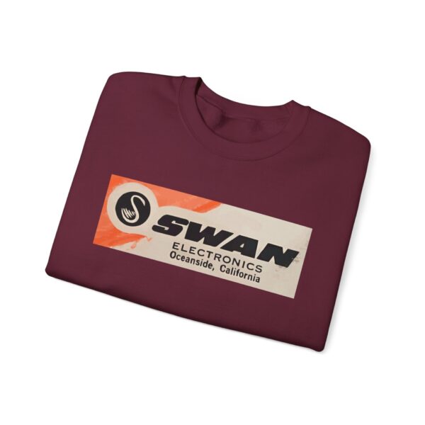 Swan Radio Retro Logo Sweatshirt - Vintage Radio - Antique Vacuum Tube Enthusiast Gift - Electronics - Technician - Gift for him - Image 23