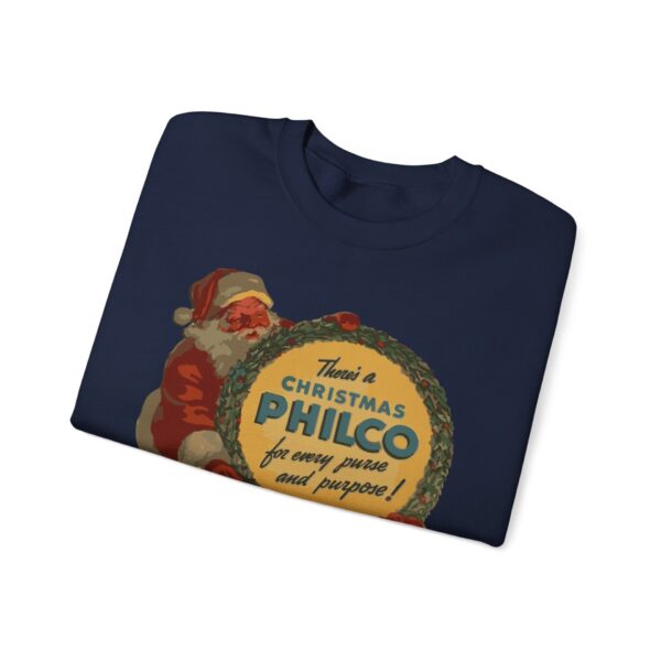 Philco Santa Sweatshirt - Vintage Radio Christmas Xmas - Antique Vacuum Tube Enthusiast Gift - Electronics - Technician - Gift for him - Image 47