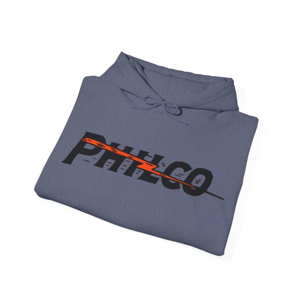 Philco Lightning Bolt Antique Radio Logo Hooded Sweatshirt - Image 45