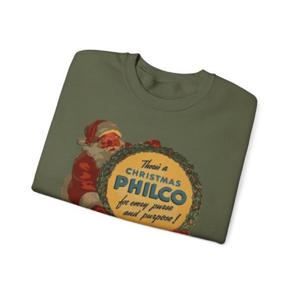 Philco Santa Sweatshirt - Vintage Radio Christmas Xmas - Antique Vacuum Tube Enthusiast Gift - Electronics - Technician - Gift for him - Image 31