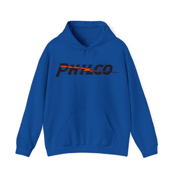 Philco Lightning Bolt Antique Radio Logo Hooded Sweatshirt - Image 34