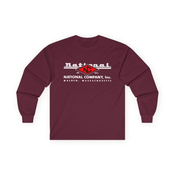National Corporation Antique Radio Retro Vintage Logo - Long Sleeve Tee - Image 4