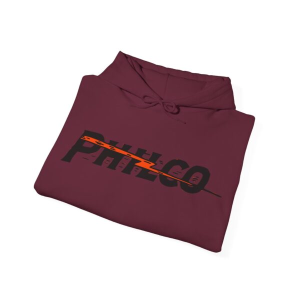 Philco Lightning Bolt Antique Radio Logo Hooded Sweatshirt - Image 17