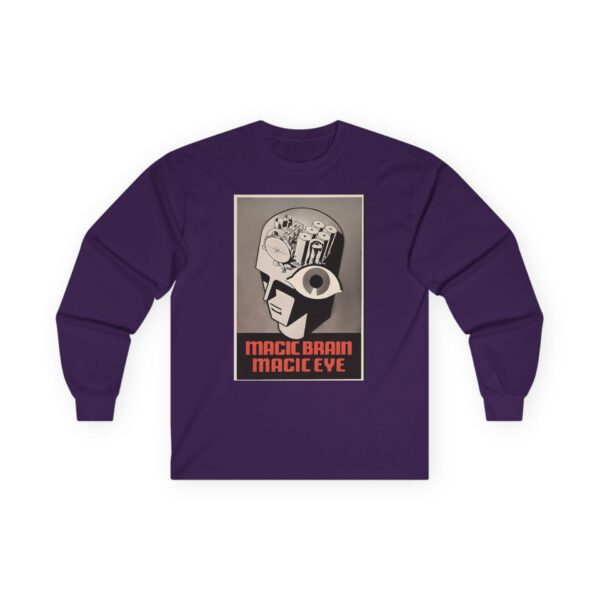 RCA Magic Brain / Magic Eye Antique Radio Graphic Long Sleeve Tee - Image 27