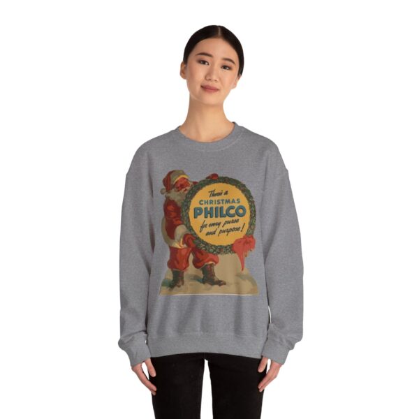 Philco Santa Sweatshirt - Vintage Radio Christmas Xmas - Antique Vacuum Tube Enthusiast Gift - Electronics - Technician - Gift for him - Image 36